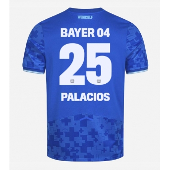 Bayer Leverkusen Exequiel Palacios #25 Maglia Gara Terza Repliche 2025-26 Maniche Corte